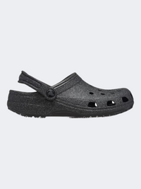 Crocs Classic Glitter Unisex Lifestyle Clog Black Glitter