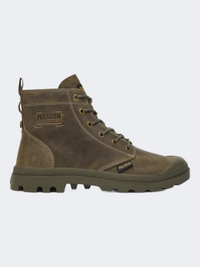 Palladium Pampa Zip Lth Legacy Men Lifestyle Shoes Dusky Green