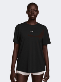 Nike One Relaxed Df Women Training T-Shirt Black/White