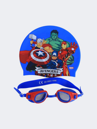 Joerex Marvel Avengers Combo Kids Swimming Gear Multicolor