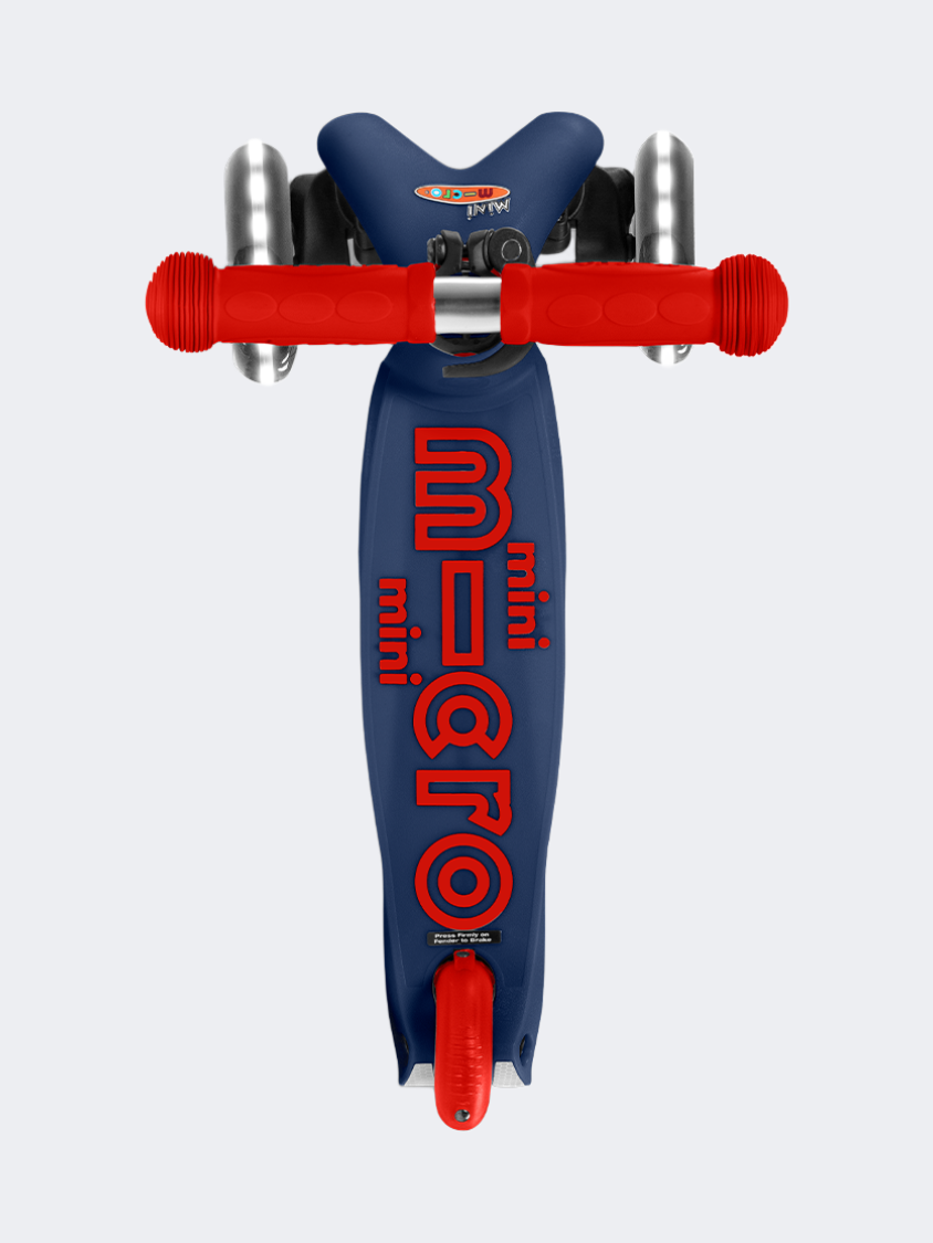 Micro Mini Micro Deluxe Led Kids Skating Scooter Navy Blue