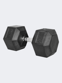 Irm-Fitness Factory Rubber Hex Dumbbell 40Kg Weights Black