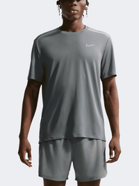 Nike Df Miler Uv Men Running T-Shirt Smoke Grey