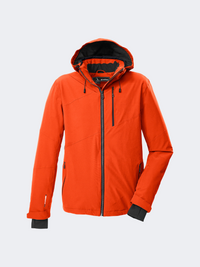 Killtec Ksw 24 Men Skiing Jacket Dark Orange