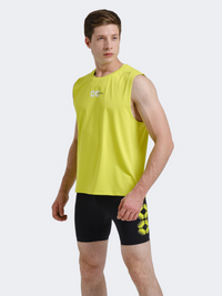 Anta Racing Challenge Knit Men Running Tank Yellow