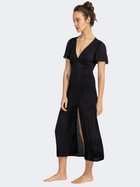 Billabong Jet Set Women Lifestyle Dress Black Pebble