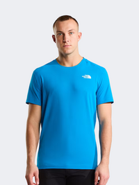 The North Face Lightning Alpine Men Hiking T-Shirt Skyline Blue