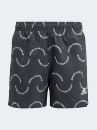 Adidas Wave Boys Swim Short Black/Off White