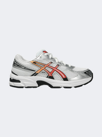 Asics Gel 1130 Kids-Unisex Lifestyle Shoes White/Red Snapper
