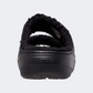 Crocs Classic Cozzzy Unisex Lifestyle Slippers Black