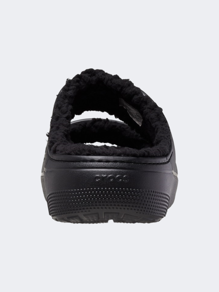 Crocs Classic Cozzzy Unisex Lifestyle Slippers Black