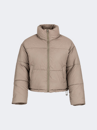 Top Ten Puffer Women Lifestyle Jacket Beige