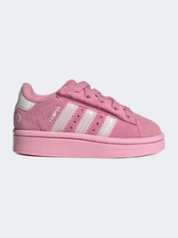 Adidas Campus 00S Led Lights Comfort Closure Elastic Lace Infant-Girls Originals Shoes Tropic Bloom