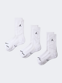 Nike Jordan Everyday Crew Unisex Lifestyle Sock White/Black