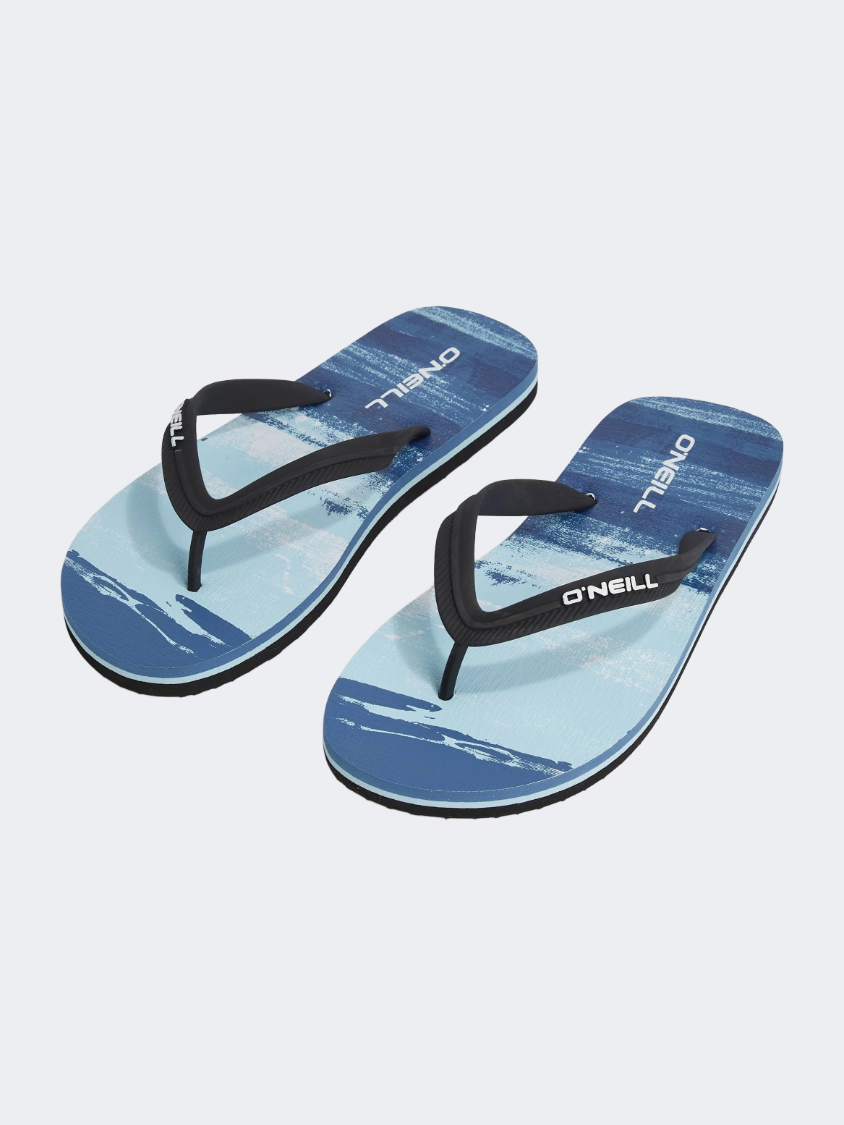 Oneill Profile Graphic Boys Beach Slippers Blue