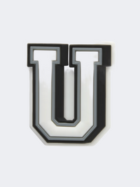 Crocs Letter U Unisex Lifestyle Pins White/Grey