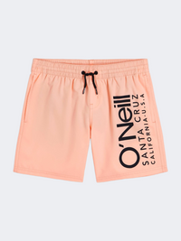 Oneill Original Cali Boys Beach Swim Short Coral Pop