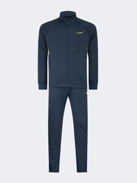Top Ten Sporty Men Lifestyle Suit Navy/Yellow