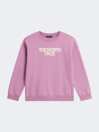 The North Face Chalbi Relaxed Crew Girls Lifestyle Sweatshirt Hushed Lavender