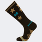 Socksette Star Women Lifestyle Sock Black/Blue/Gold