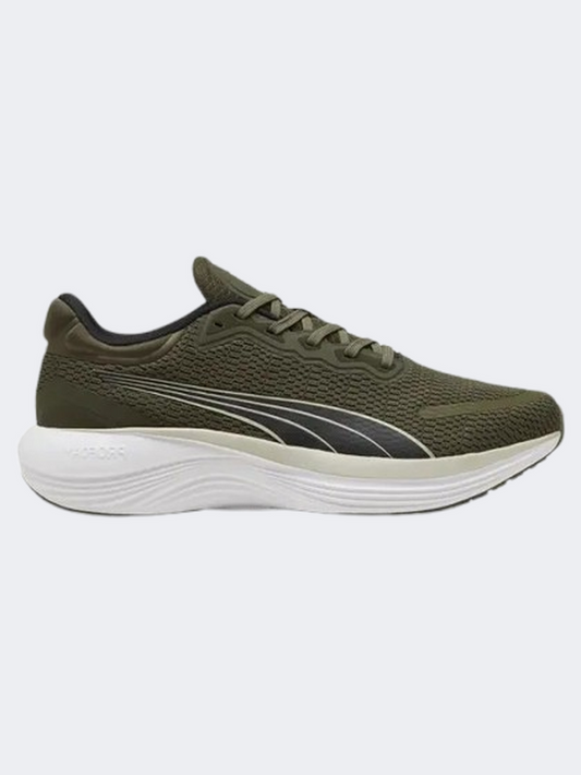 Puma Scend Pro Men Running Shoes Dark Olive