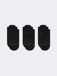 Stance Icon Low Tab 3 Pack Unisex Lifestyle Sock Black
