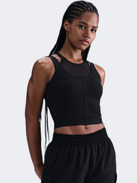 Nike One Fitted Women Training Tank Black/Grey