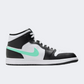 Nike Air Jordan 1 Mid Men Lifestyle Shoes White/Black/Green