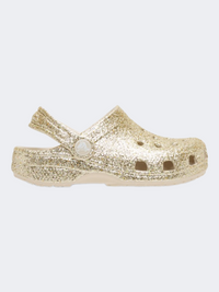 Crocs Classic Chunky Glitter Kids Lifestyle Clog Sandstone