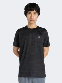 New Balance Sport Essentials Printed Men Performanc T-Shirt Black