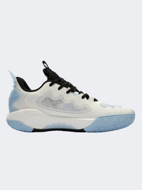 Anta Shock Wave 5 Men Basketball Shoes Beige/Blue/Black