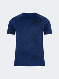 Top Ten Comfortable Men Sportwear T-Shirt R-Neck Blue