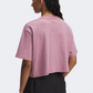 Under Armour Rival Women Lifestyle T-Shirt Fuchsia/Black/White