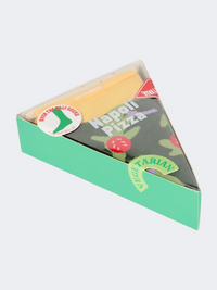 Eat My Socks Pizza Vegan Unisex Lifestyle Sock Multicolor