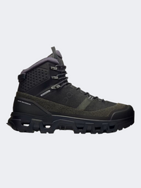 On Cloudrock Trek Waterproof Men Hiking Sneakers Black