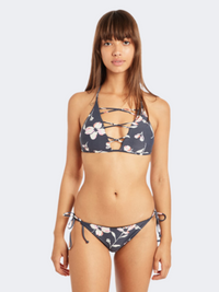 Billabong Flow On By High Neck Women Beach Bra Ink