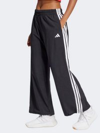 Adidas Essentials 3 Stripes Lifestyle Woven Parachute Women Sportswear Pant Black/White