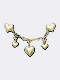 Crocs Gold Heart Chain Unisex Lifestyle Jibbitz Charm