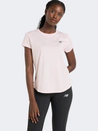 New Balance Sport Core Women Performance T-Shirt Rose Sugar Heather