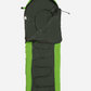 Topten Camping Rd-Sb08B Camping Sleeping Bag Dark Green/Lime