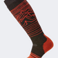 Smartwool Iguchi Pattern Unisex Skiing Sock Charcoal