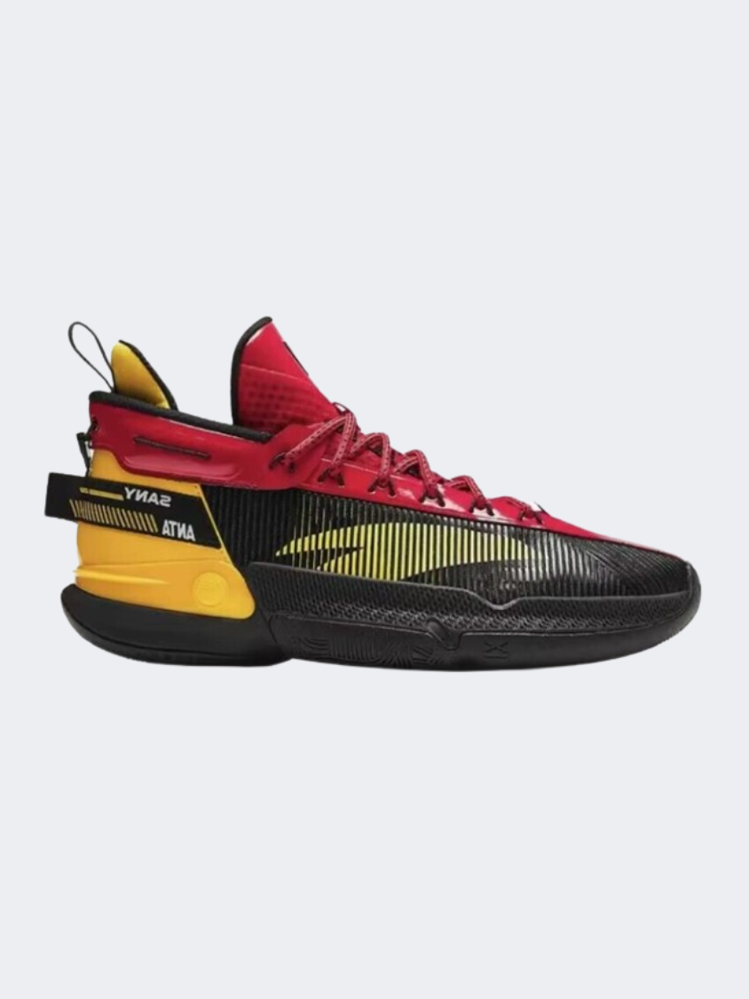 Anta Kt9 Men Basketball Shoes Black/Yellow/Red