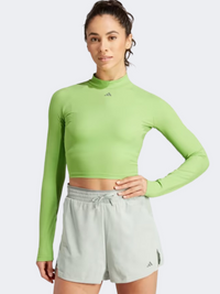 Adidas Hiit  Women Training Sweatshirt Semi Lucid  Lime