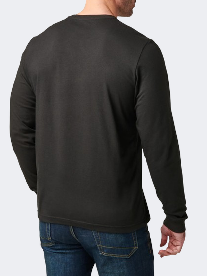 5-11 Logo Fill Men Tactical Long Sleeve Black