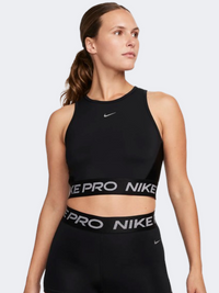 Nike Pro Women Training Tank Black/Metallic Silvr