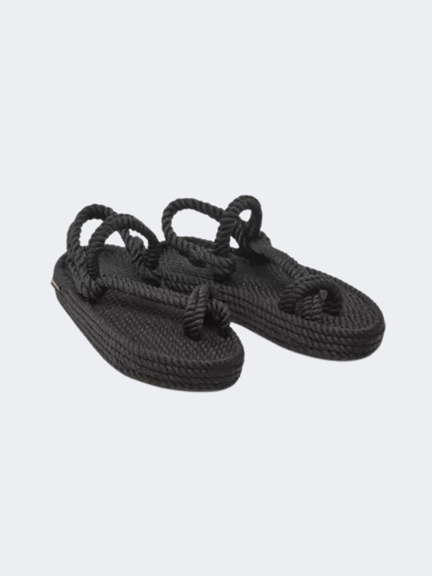 Bohonomad Hawaii Platform Rope Women Lifestyle Sandals Black