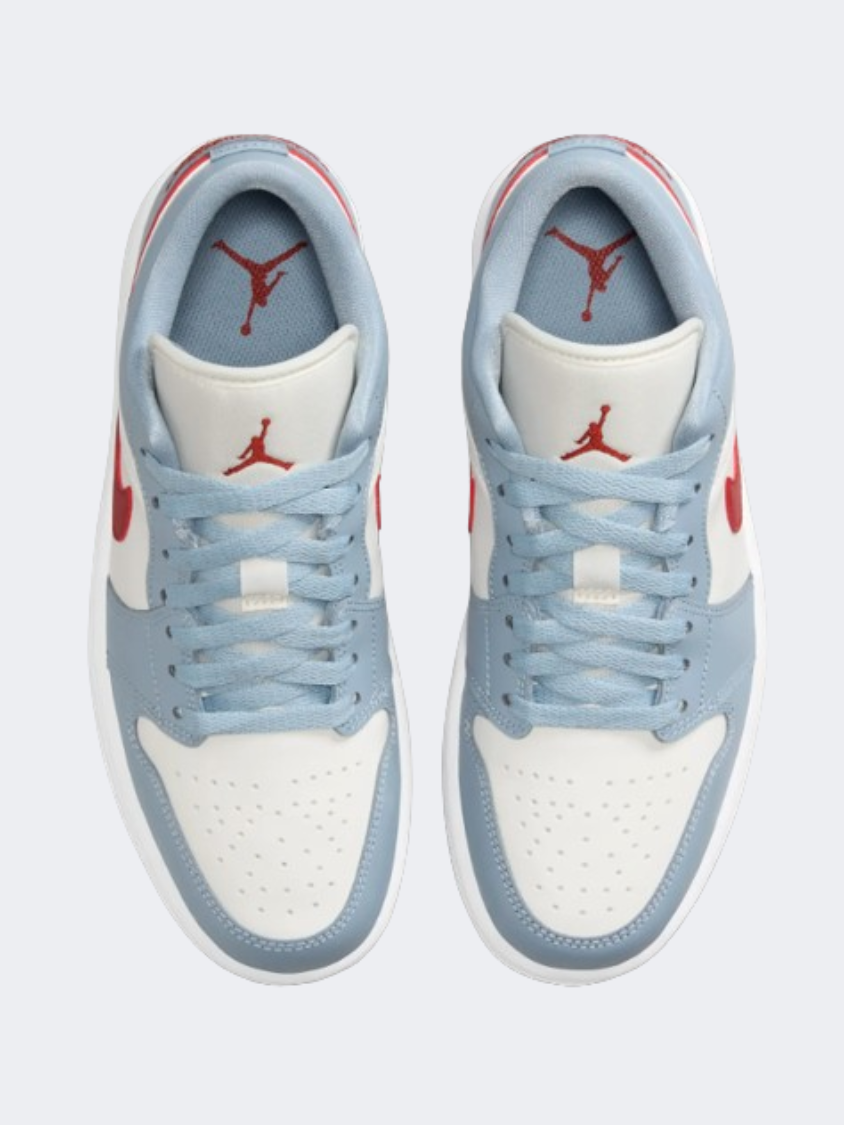 Nike Air Jordan Women Lifestyle Shoes Sail/Blue/White/Red