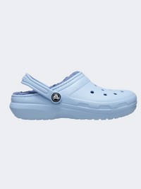 Crocs Classic Lined Kids-Unisex Lifestyle Slippers Blue Calcite