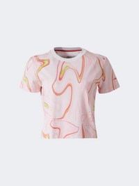 Erke Crew Neck Women Lifestyle T-Shirt Pink