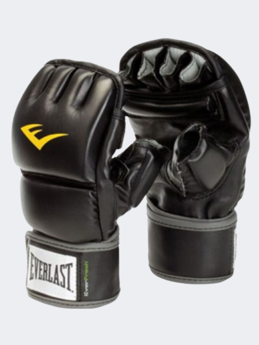 Everlast Wristwrap Heavy Unisex Mart-Art Gloves Black/White/Yellow